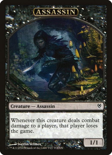 Assassin Token - Duel Decks: Jace vs. Vraska Magic: The Gathering trading card