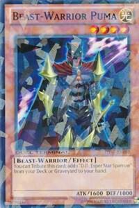 Beast-Warrior Puma - Duel Terminal 7 YuGiOh trading card