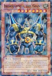 Ironhammer the Giant - Duel Terminal 7 (DT07) #DT07-EN054 - Duel Terminal Normal Parallel Rare YuGiOh Trading Card