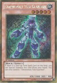 Chronomaly Tula Guardian - Premium Gold (PGLD) #PGLD-EN003 - Secret Rare YuGiOh Trading Card