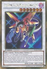 Power Tool Mecha Dragon - Premium Gold (PGLD) #PGLD-EN005 - Secret Rare YuGiOh Trading Card