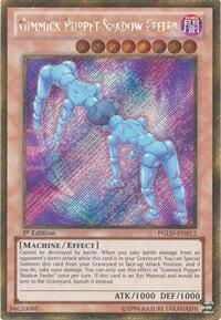 Gimmick Puppet Shadow Feeler - Premium Gold (PGLD) #PGLD-EN012 - Secret Rare YuGiOh Trading Card