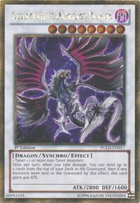 Blackfeather Darkrage Dragon - Premium Gold (PGLD) #PGLD-EN017 - Secret Rare YuGiOh Trading Card