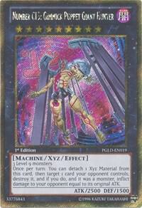 Number C15: Gimmick Puppet Giant Hunter trading card from Premium Gold Number C15: Gimmick Puppet Giant Hunter - Premium Gold YuGiOh trading card