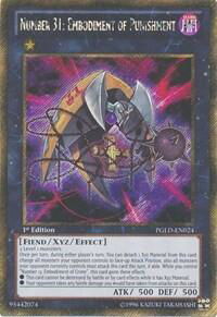 Number 31: Embodiment of Punishment - Premium Gold (PGLD) #PGLD-EN024 - Secret Rare YuGiOh Trading Card