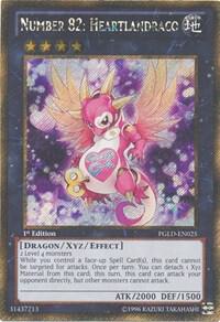 Number 82: Heartlandraco trading card from Premium Gold Number 82: Heartlandraco - Premium Gold YuGiOh trading card
