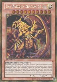 The Winged Dragon of Ra - Premium Gold YuGiOh trading card