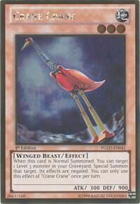 Crane Crane - Premium Gold (PGLD) #PGLD-EN042 - Rare YuGiOh Trading Card