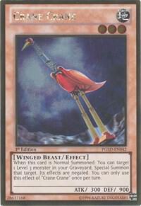 Crane Crane trading card from Premium Gold Crane Crane - Premium Gold YuGiOh trading card