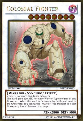 Colossal Fighter - Premium Gold YuGiOh trading card