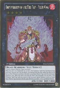 Brotherhood of the Fire Fist - Tiger King - Premium Gold (PGLD) #PGLD-EN045 - Rare YuGiOh Trading Card