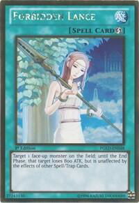 Forbidden Lance - Premium Gold (PGLD) #PGLD-EN048 - Rare YuGiOh Trading Card