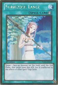 Forbidden Lance trading card from Premium Gold Forbidden Lance - Premium Gold YuGiOh trading card