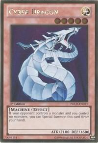 Cyber Dragon trading card from Premium Gold Cyber Dragon - Premium Gold YuGiOh trading card