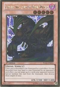 Goldd, Wu-Lord of Dark World - Premium Gold YuGiOh trading card