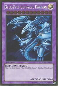 Blue-Eyes Ultimate Dragon - Premium Gold (PGLD) #PGLD-EN055 - Rare YuGiOh Trading Card