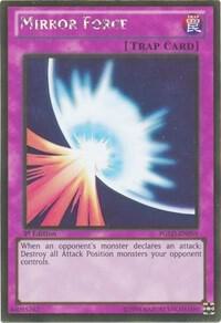 Mirror Force trading card from Premium Gold Mirror Force - Premium Gold YuGiOh trading card