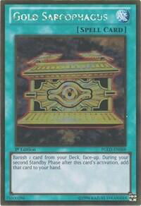 Gold Sarcophagus - Premium Gold (PGLD) #PGLD-EN068 - Rare YuGiOh Trading Card