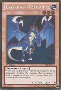 Exploder Dragon trading card from Premium Gold Exploder Dragon - Premium Gold YuGiOh trading card