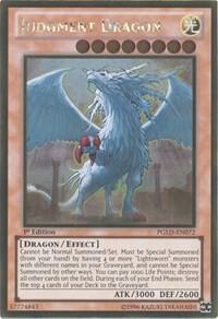 Judgment Dragon trading card from Premium Gold Judgment Dragon - Premium Gold YuGiOh trading card