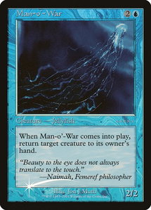 Man-o'-War - Arena Promos (ARENA) #2 - Common Magic: The Gathering Trading Card