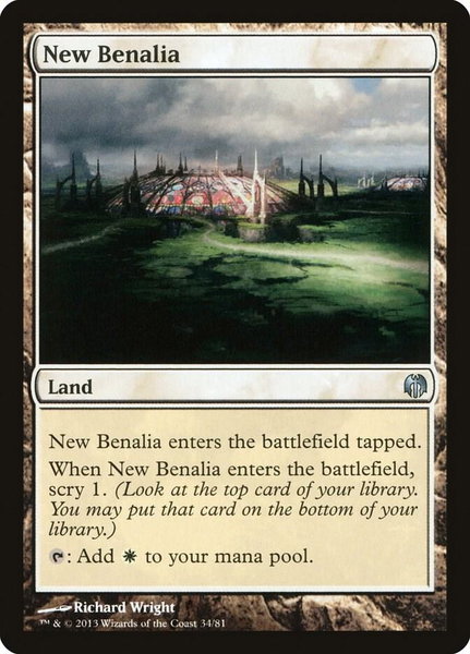 New Benalia trading card from Duel Decks: Heroes vs. Monsters New Benalia - Duel Decks: Heroes vs. Monsters Magic: The Gathering trading card