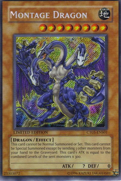 Montage Dragon trading card from 2008 Collectors Tin Montage Dragon - 2008 Collectors Tin YuGiOh trading card