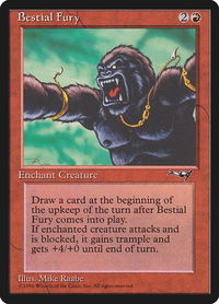 Bestial Fury (Facing Left) - Alliances (ALL) #67a - Common Magic: The Gathering Trading Card