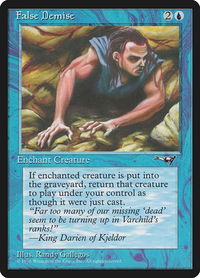 False Demise (Cave-in) - Alliances (ALL) #27a - Common Magic: The Gathering Trading Card