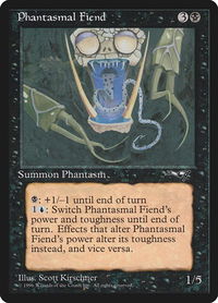 Phantasmal Fiend (Close-up) - Alliances (ALL) #57a - Common Magic: The Gathering Trading Card