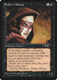 Soldevi Adnate (Woman) - Alliances (ALL) #60a - Common Magic: The Gathering Trading Card