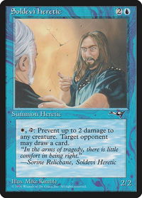 Soldevi Heretic (Blue Robe) - Alliances (ALL) #33a - Common Magic: The Gathering Trading Card