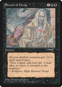 Stench of Decay (Red Flower) - Alliances (ALL) #61a - Common Magic: The Gathering Trading Card