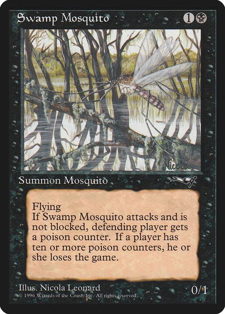 Swamp Mosquito (Fallen Tree) - Alliances Magic: The Gathering trading card