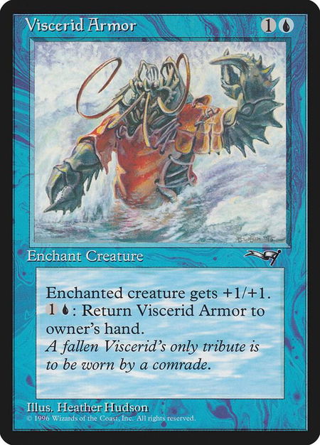 Viscerid Armor (Crashing Wave) - Alliances Magic: The Gathering trading card
