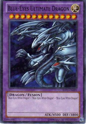 Blue-Eyes Ultimate Dragon (Starfoil) - Battle Pack Tournament Prize Cards YuGiOh trading card