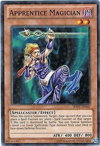 Apprentice Magician (Starfoil) - Battle Pack Tournament Prize Cards (BATT) #BATT-EN002 - Rare YuGiOh Trading Card