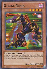 Strike Ninja (Starfoil) - Battle Pack Tournament Prize Cards (BATT) #BATT-EN003 - Rare YuGiOh Trading Card
