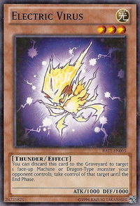 Electric Virus (Starfoil) - Battle Pack Tournament Prize Cards (BATT) #BATT-EN005 - Rare YuGiOh Trading Card