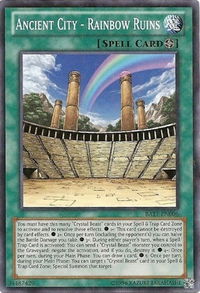 Ancient City - Rainbow Ruins (Starfoil) - Battle Pack Tournament Prize Cards (BATT) #BATT-EN006 - Rare YuGiOh Trading Card