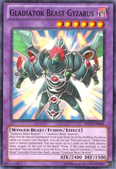 Gladiator Beast Gyzarus (Starfoil) - Battle Pack Tournament Prize Cards YuGiOh trading card