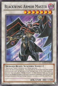 Blackwing Armor Master (Starfoil) - Battle Pack Tournament Prize Cards (BATT) #BATT-EN009 - Rare YuGiOh Trading Card