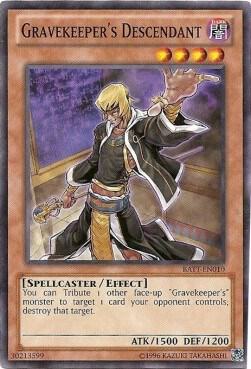 Gravekeeper's Descendant (Starfoil) - Battle Pack Tournament Prize Cards YuGiOh trading card