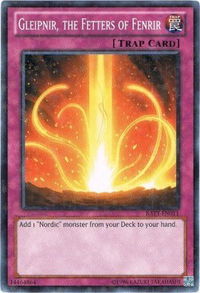 Gleipnir, the Fetters of Fenrir (Starfoil) - Battle Pack Tournament Prize Cards (BATT) #BATT-EN011 - Rare YuGiOh Trading Card