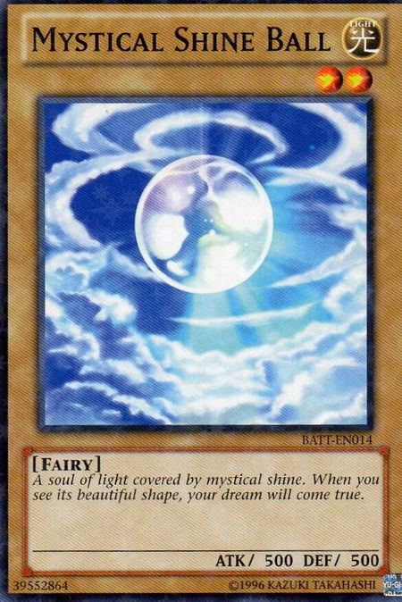 Mystical Shine Ball (Starfoil) - Battle Pack Tournament Prize Cards YuGiOh trading card