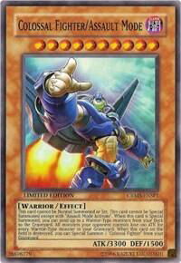 Colossal Fighter/Assault Mode - Sneak Preview Series 4 (CRMS-ENSP) #CRMS-ENSP1 - Super Rare YuGiOh Trading Card