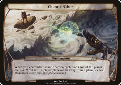 Chaotic Aether (Planechase 2012) - Oversize Cards (OVER) #1 - Special Magic: The Gathering Trading Card