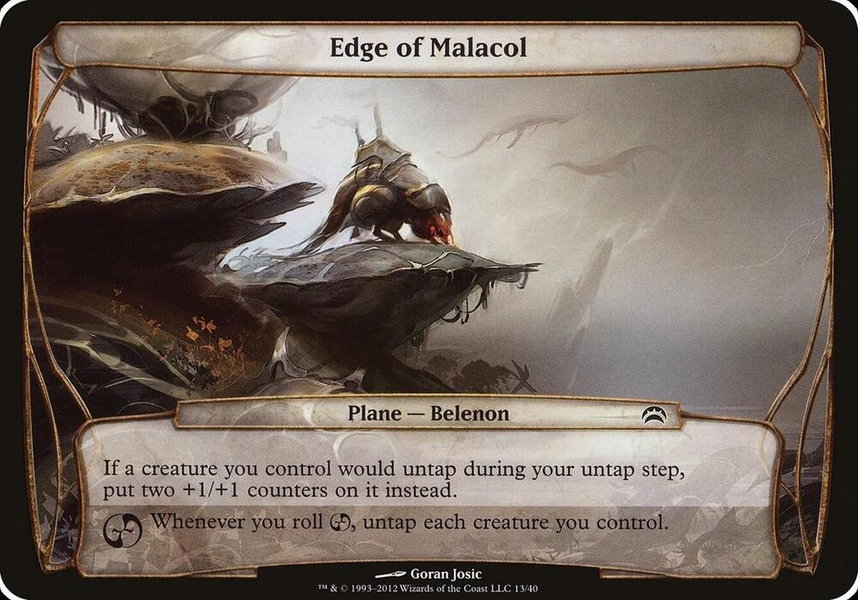 Edge of Malacol (Planechase 2012) trading card from Oversize Cards Edge of Malacol (Planechase 2012) - Oversize Cards Magic: The Gathering trading card