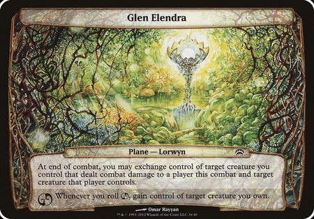 Glen Elendra (Planechase 2012) - Oversize Cards Magic: The Gathering trading card