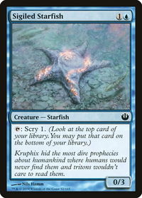 Sigiled Starfish - Journey Into Nyx (JOU) #52 - Common Magic: The Gathering Trading Card